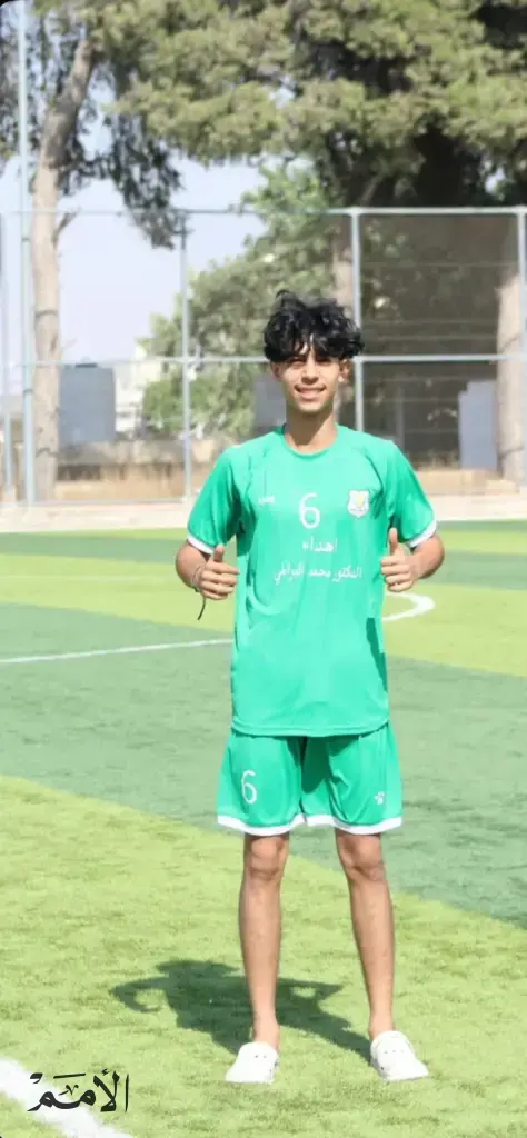 شكر وتقدير للاعب مهدي العليمات