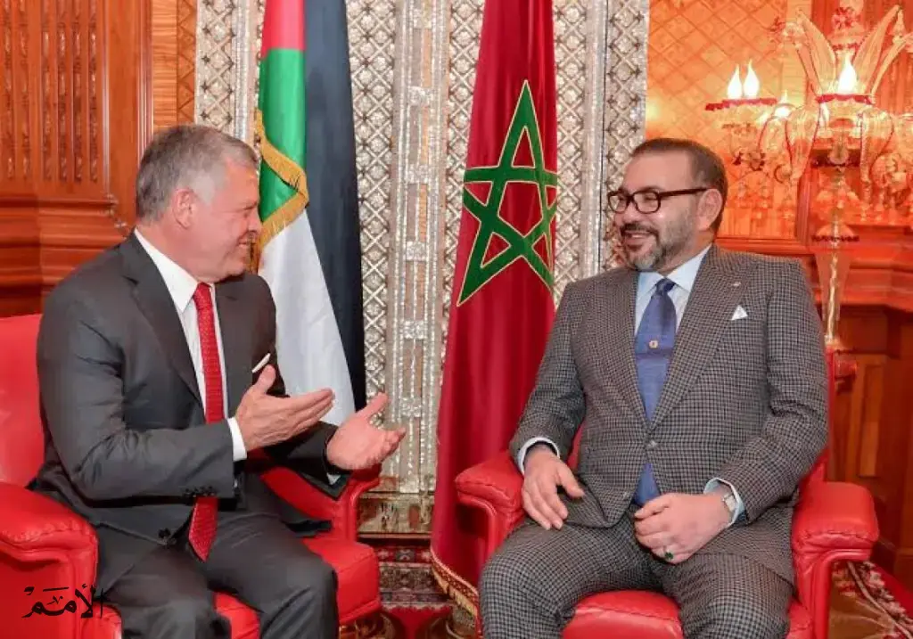 الملك يهنئ العاهل المغربي بعيد الوحدة