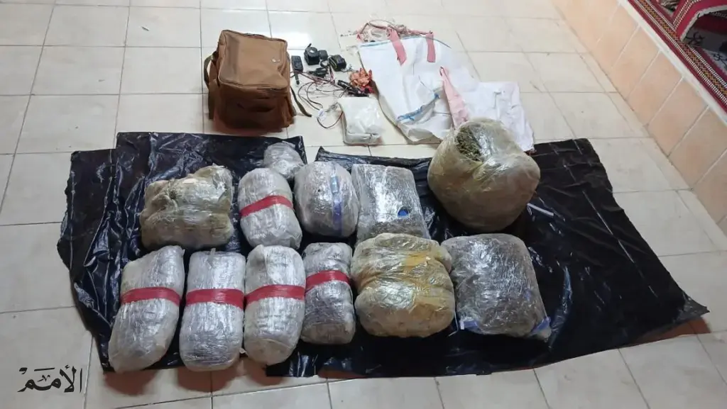 الجيش يحبط محاولة تهريب مخدرات بواسطة بالونات موجّهة
