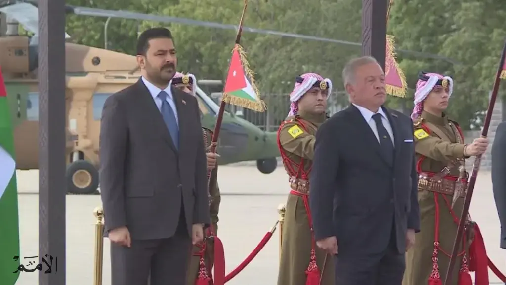 الملك يستقبل رئيس الوزراء العراقي في عمّان