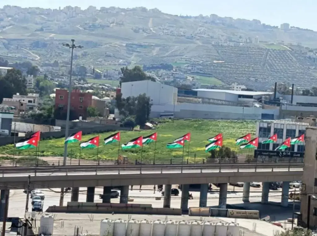 إغلاق الجسر العلوي في عين الباشا طريق عمّان - جرش الليلة