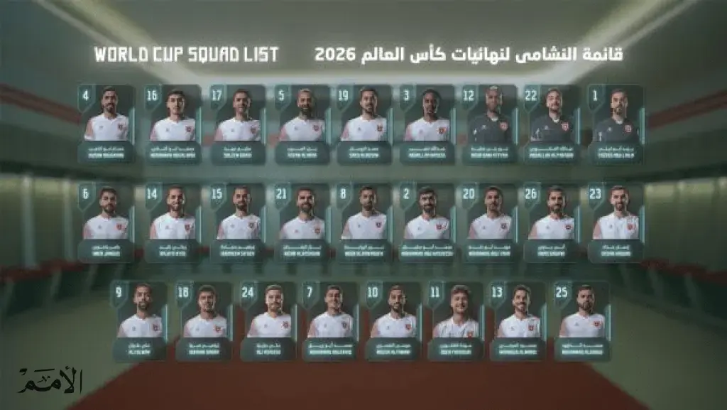 إعلان قائمة النشامى لكأس العالم واستبعاد قشي وابوغوش